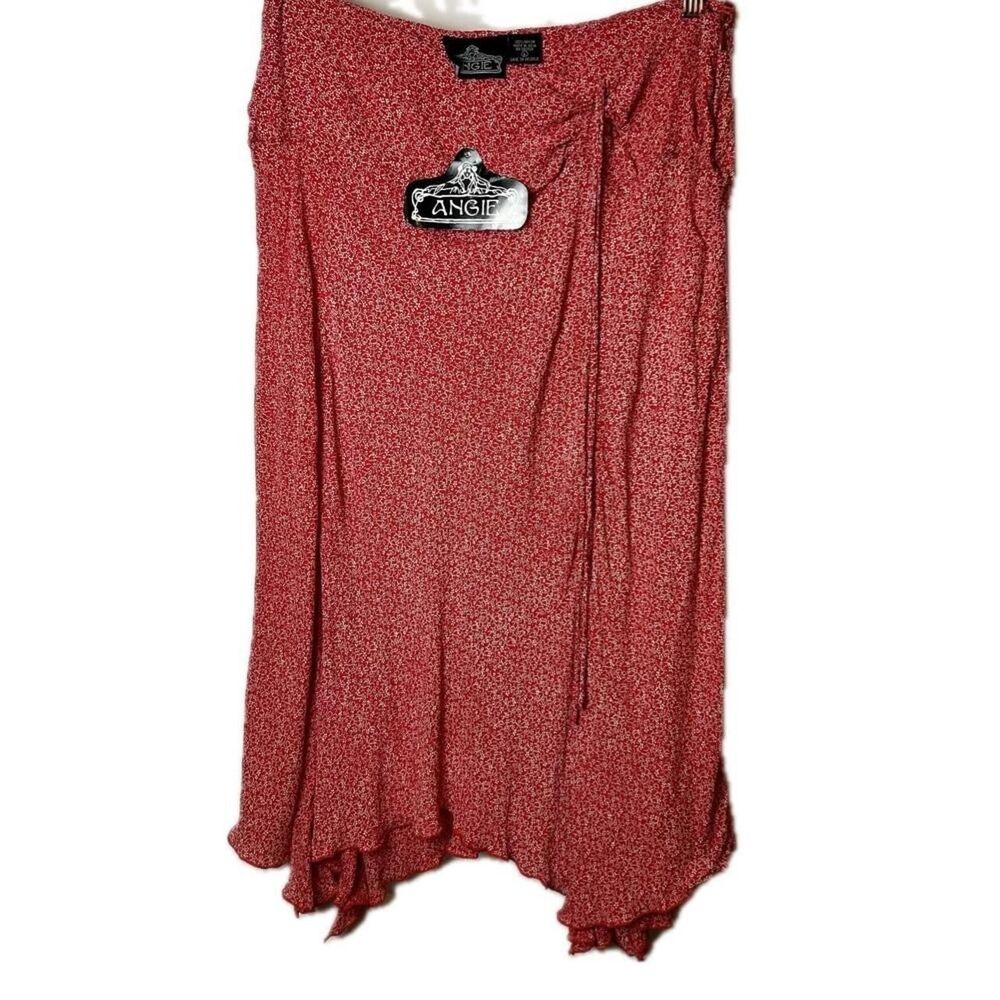 Unbranded Women's Red and White Skirt
